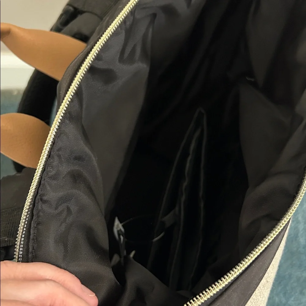 Black and Tan Baby Bag